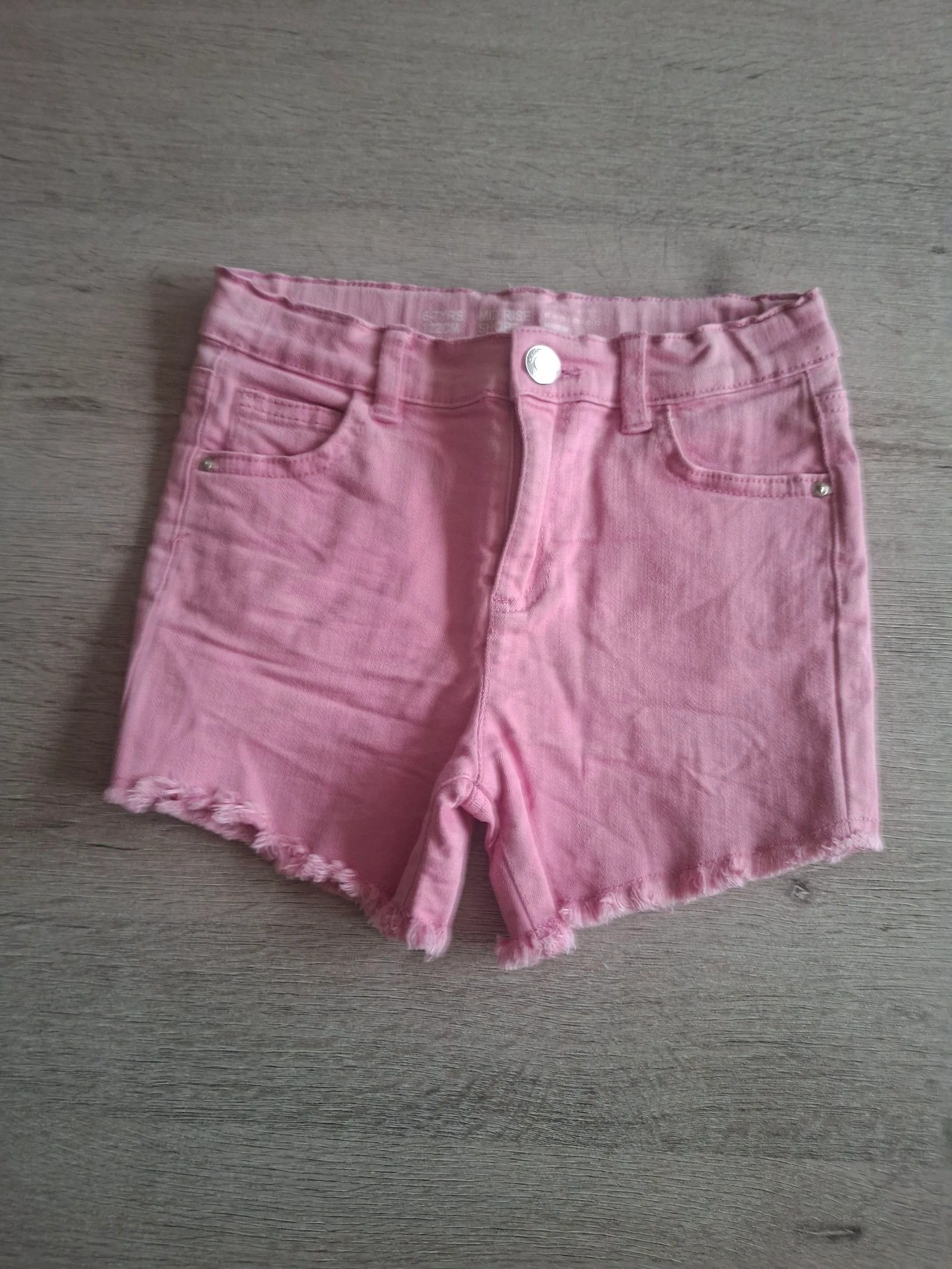 🌷F3-41🌷Roze spijkershort voor meisjes – Lengte 122 cm (6-7 jaar) | Trendy & erg lief🌷 – photo 2